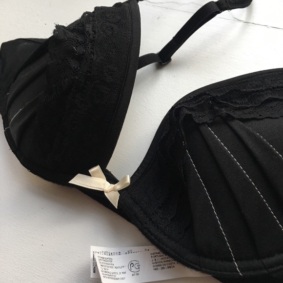 INTIMISSIMI Black Bra Bow Size 34B - Picture 2 of 8